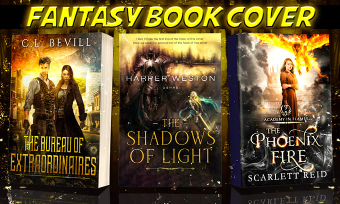 Bestseller - design fantasy book cover, horror book and ebook cover in just 2 hrs