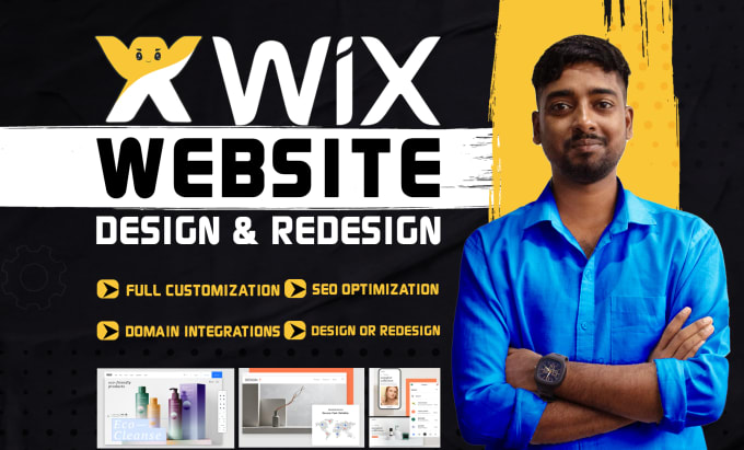 Gig Preview - Design or redesign wix website and wix website development