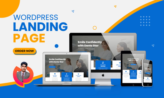 Gig Preview - Build wordpress landing page, squeeze page, sales page, or one page website