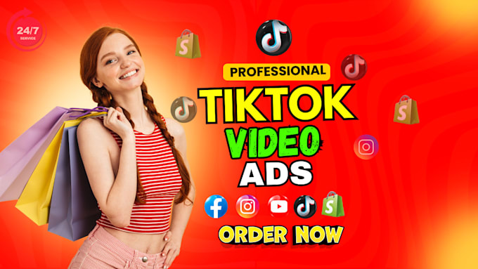 Bestseller - create viral tiktok video ads facebook ads dropshipping ads tiktok ads