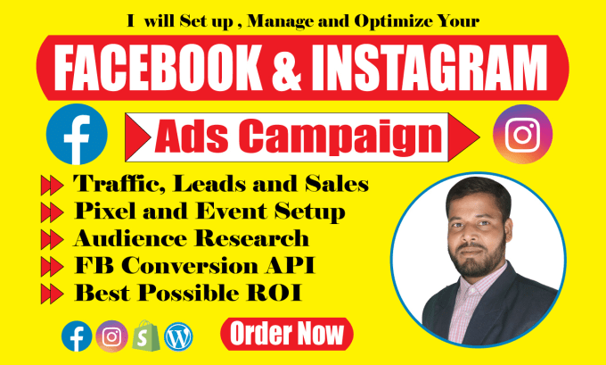 Gig Preview - Set up facebook ads campaign, manage fb ads, instagram marketing