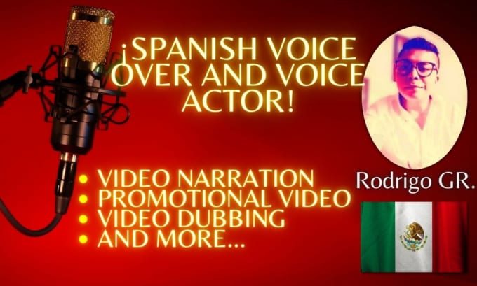 Gig Preview - Record a professional latin spanish voiceover for you