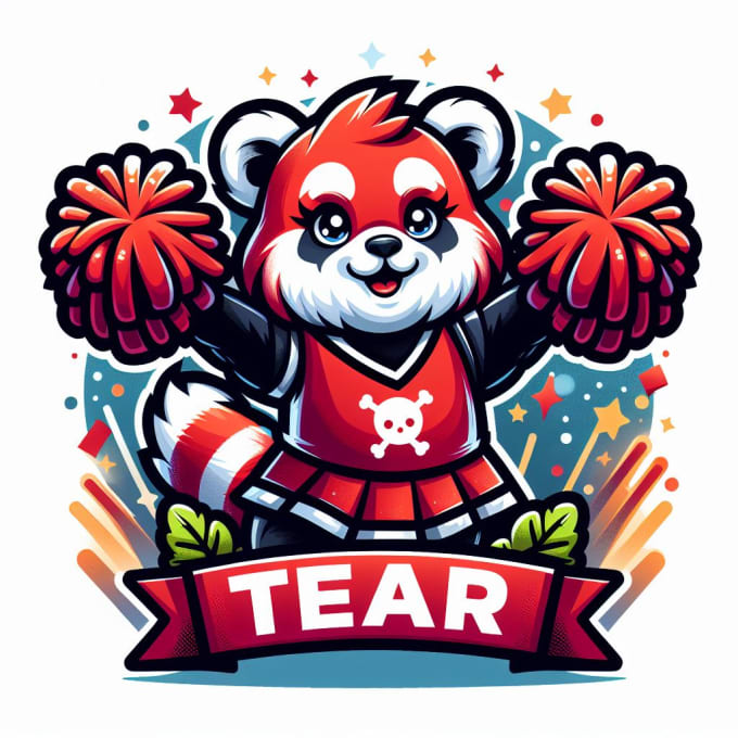 Gig Preview - Design outstanding red panda mascot logo with express deliver