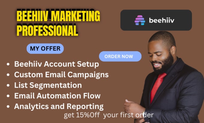 Bestseller - do beehiiv email marketing, beehiiv email design, beehiiv landing page