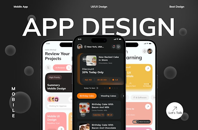 Gig Preview - Build a unique mobile app ui ux design for your business needs