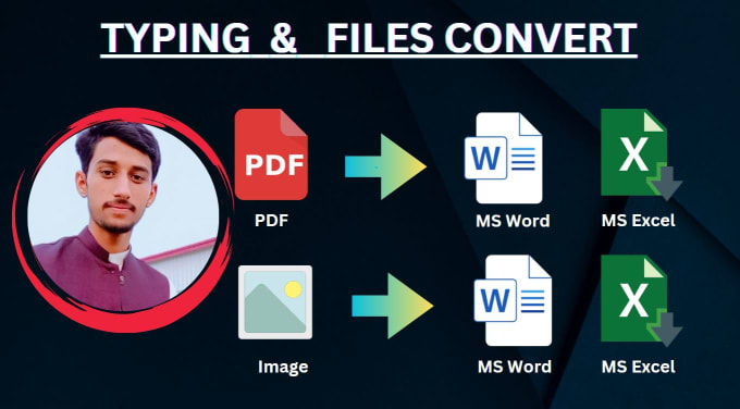 Gig Preview - Convert pdf to ms word, pdf to ms excel demo entry