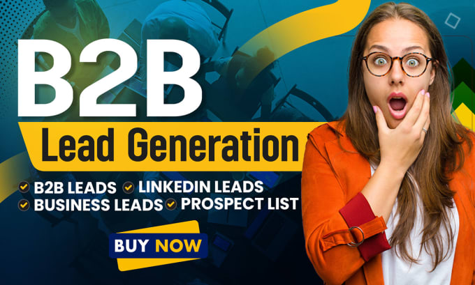 Bestseller - do b2b lead generation, targeted leads, linkedin leads and email list building