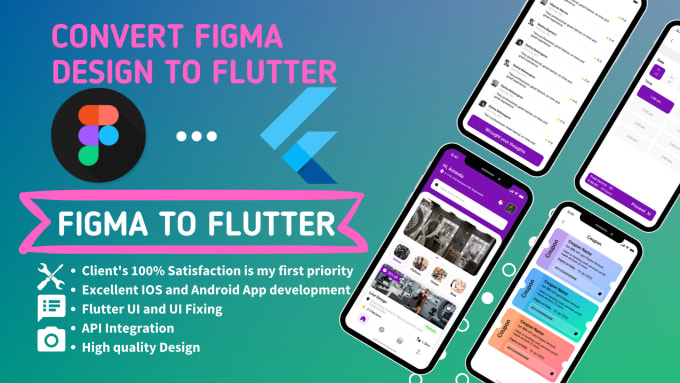 Gig Preview - Transform your figma designs into stunning flutter apps