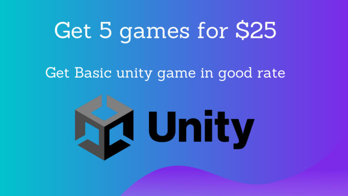 Gig Preview - Sell unity 5 game for 25usd