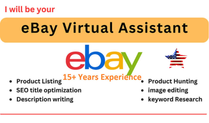 Gig Preview - Manage ebay store list products SEO