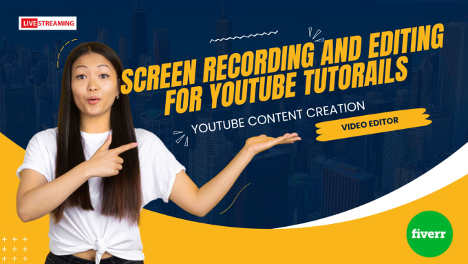 Gig Preview - Do video editing or screen recording for youtube tutorials