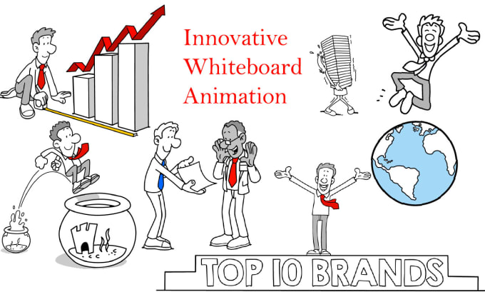 Gig Preview - Create innovative whiteboard animation explainer video