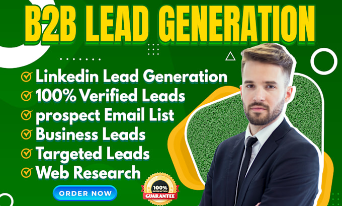 Gig Preview - Do targeted b2b lead generation and email list building