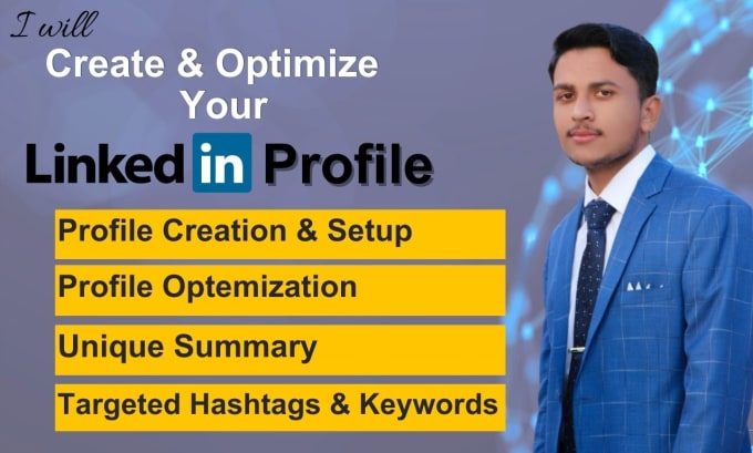 Gig Preview - Optimize your linkedin profile