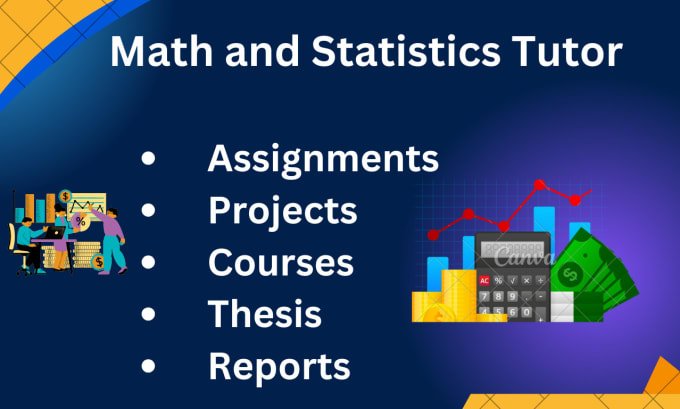 Gig Preview - Be your maths and statistics tutor