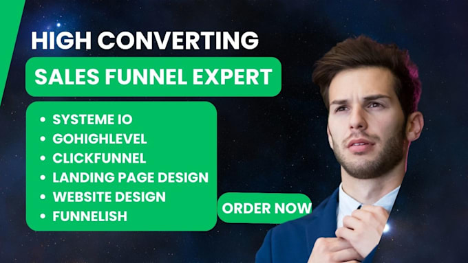 Gig Preview - Design sales funnel,landing page in clickfunnel and kartra ,gohighlevel website