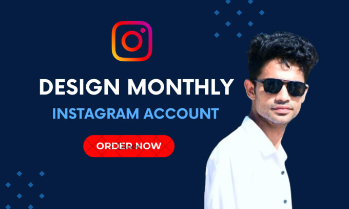 Gig Preview - Design monthly instagram account