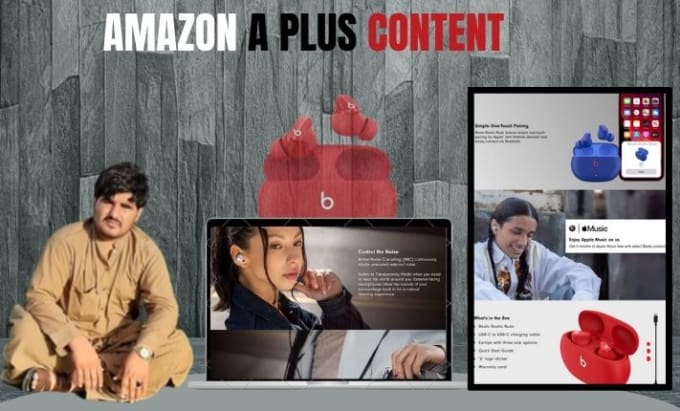 Gig Preview - Do amazon a plus contint amazon ebc design enhanced brand