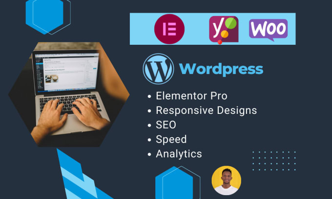 Gig Preview - Design your wordpress business website with elementor pro