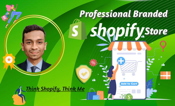 Gig Preview - Create shopify store or shopify dropshipping store efficiently