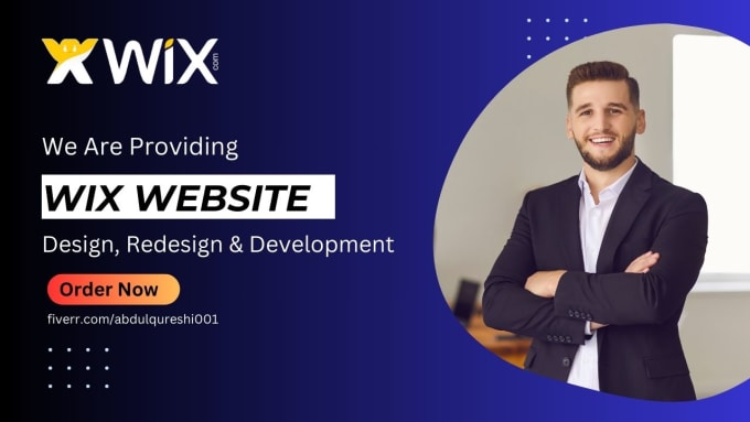 Gig Preview - Create wix website design and redesign wix website development wix ecommerce