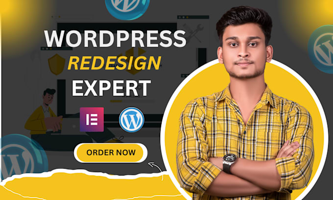 Gig Preview - Do wordpress website design clone wordpress website or landing page design