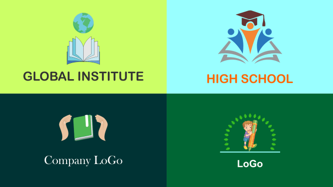 Gig Preview - Educational logo design institute , school , university , collage academy