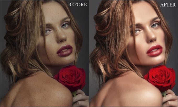 Gig Preview - Edit high end beauty portrait and headshot retouching