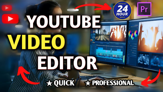 Gig Preview - Do any video editing within 24 hours