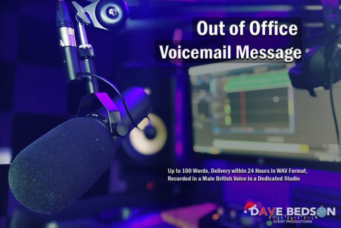 Gig Preview - Create your voicemail message, IVR, phone out of office