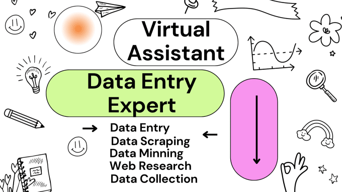 Gig Preview - Be as your virtual assistant, specializing in data entry and web research