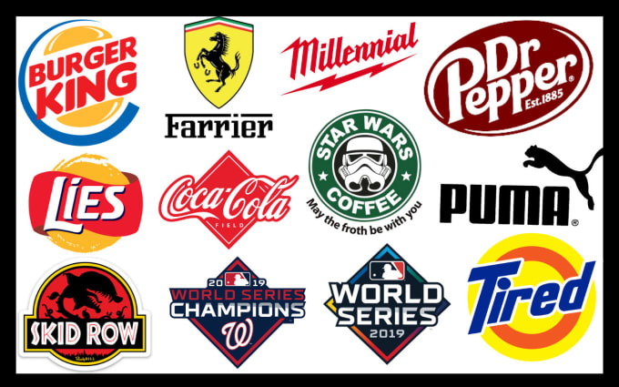 Gig Preview - Make custom nba, mlb, NFL,  ncaa, ufc parody logo with your name or brand