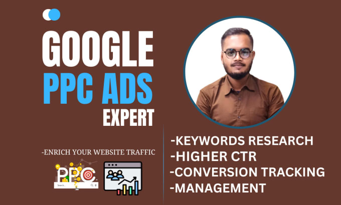 Gig Preview - Setup and manage your google ads adwords PPC campaigns