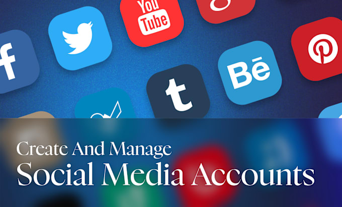 Gig Preview - Manage your social media accounts