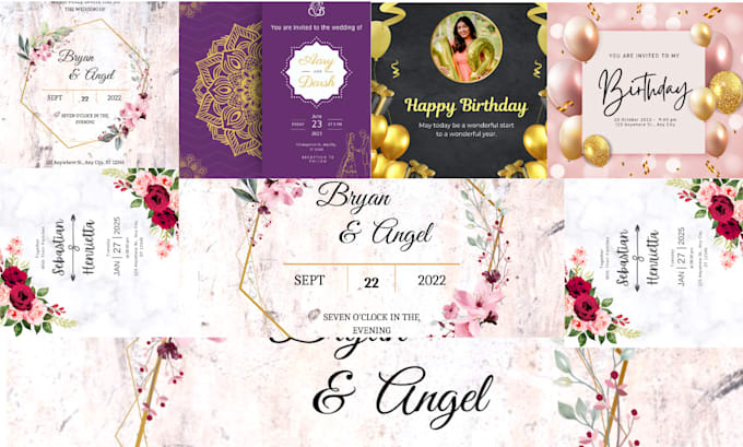 Gig Preview - Design perfect and attractive invitation card in 6 hours