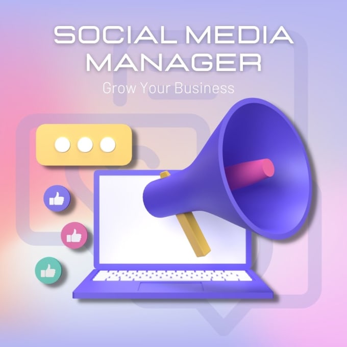 Gig Preview - Your social media marketing manager