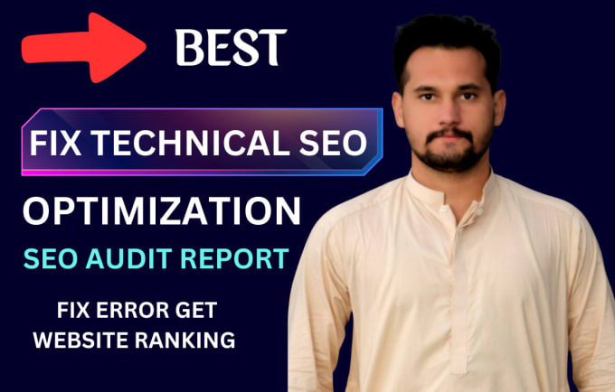 Gig Preview - Fix technical optimization seo audit report to website speed