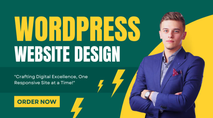 Gig Preview - Build responsive wordpress website design for your business