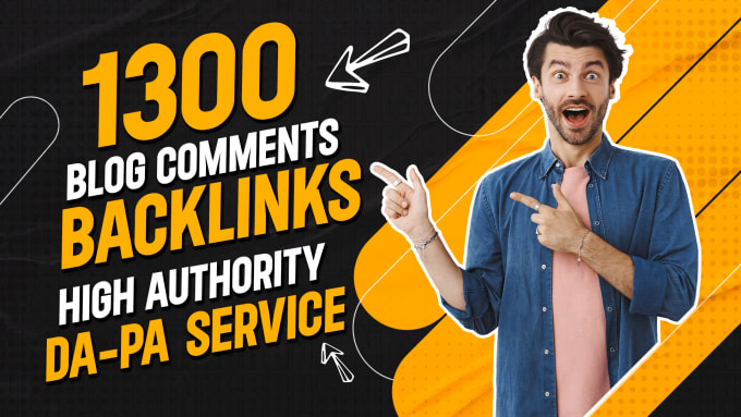 Gig Preview - Do 1300 dofollow blog comment SEO backlinks link building