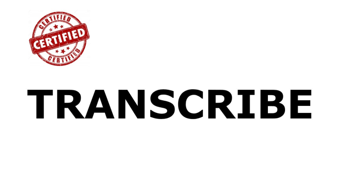 Gig Preview - Transcribe up to 60 minutes of audio and do video transcription