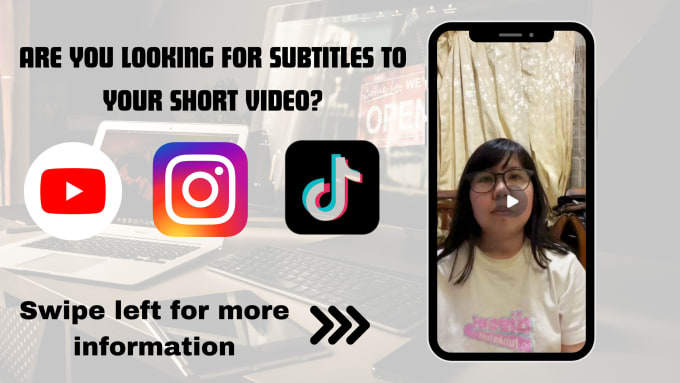 Gig Preview - Add interactive subtitles to instagram reels,youtube shorts and tiktok