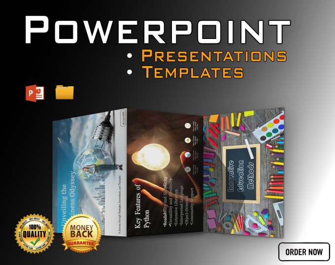 Gig Preview - Design professional powerpoint presentation, google slide PPT