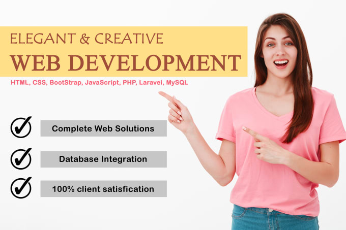 Gig Preview - Elegant and creative web development