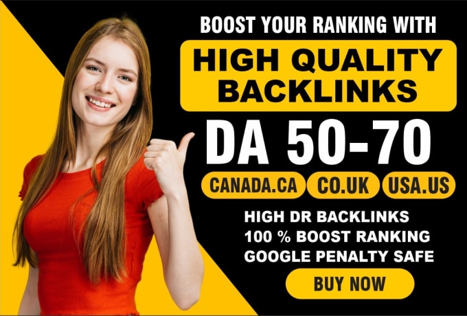 Gig Preview - Build backlinks on uk  USA  and canadian websites