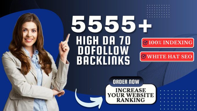 Gig Preview - Build white hat seo high da 70 plus contextual backlinks for google top ranking