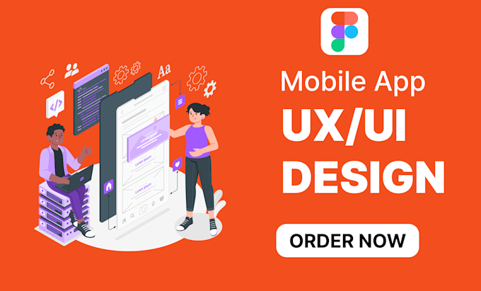 Gig Preview - Do mobile app UI UX design for ios and android with figma