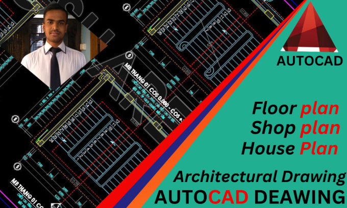 Bestseller - design and redraw autocad 2d floor plan using sketch drawing