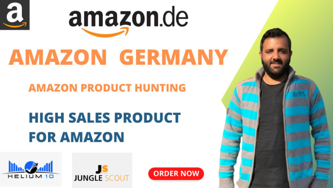 Gig Preview - Amazon germany high sales product finder, expert VA