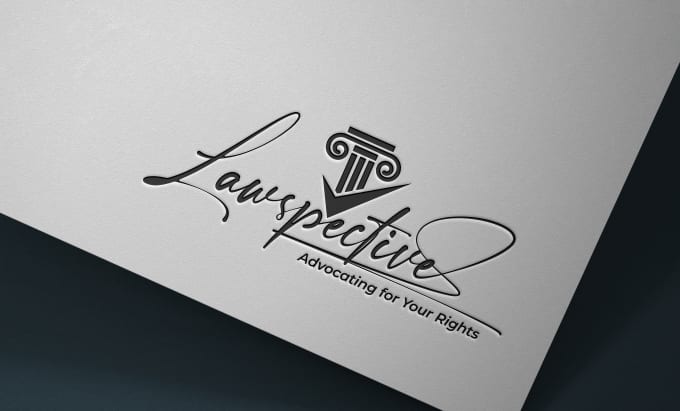 Gig Preview - Design law firm lawyer attorney legal law advocate notary and justice logo