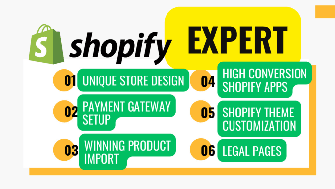 Gig Preview - Build shopify online store, design shopify ecommerce website